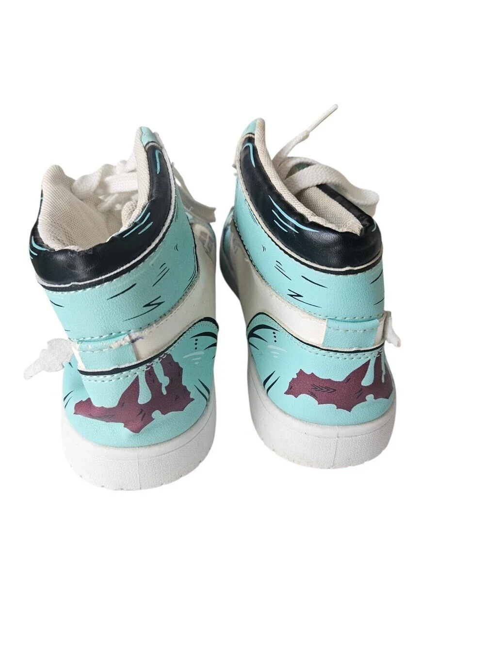 Demon Slayer Custom Kamado Tanjiro High Top Sneakers Men EU 42/US 9